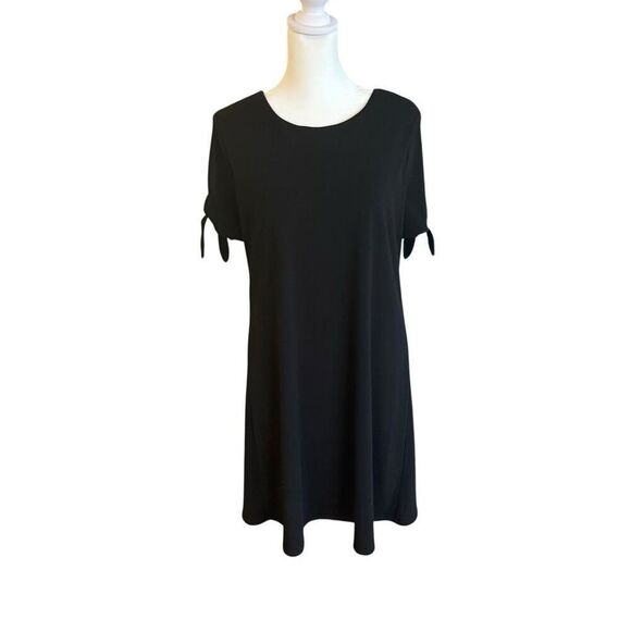 Cece black shoulder tie dress size medium - Picture 1 of 4